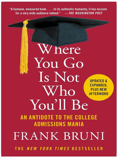 Where You Go Is Not Who You'll Be: An Antidote to the College Admissions Mania