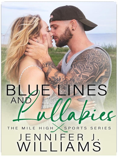 Blue Lines and Lullabies: A Single Dad, Hockey Novella Romance (Mile High Series)