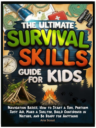 The Ultimate Survival Skills Guide for Kids: Navigation Basics, How to Start a Fire, Perform First Aid, Make a Shelter, Build Confidence in Nature, and Be Ready for Anything