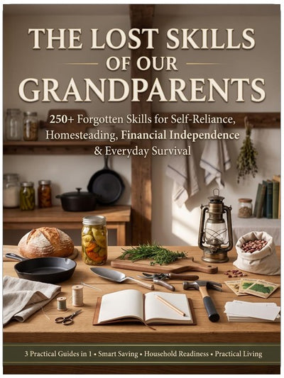 The Lost Skills of Our Grandparents: 250+ Forgotten Skills for Self-Reliance, Homesteading, Financial Independence & Everyday Survival | 3 Practical ... Household Readiness & Practical Living