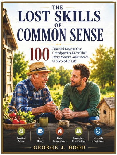 THE LOST SKILLS OF COMMON SENSE: 100 Practical Lessons Our Grandparents Knew That Every Modern Adult Needs to Succeed in Life