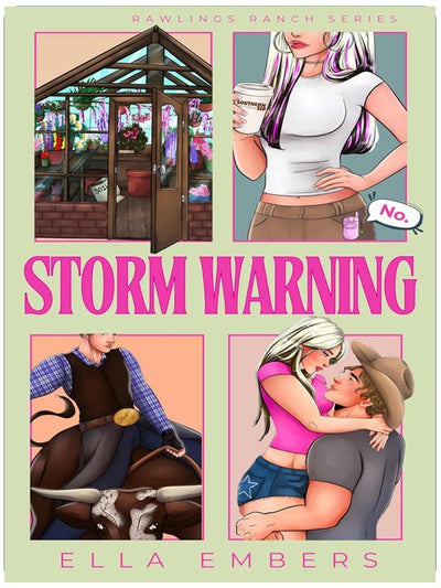 Storm Warning: A Small Town, He Falls First, Bull Rider, Cowboy Romance (Rawlings Ranch Series Book 2)