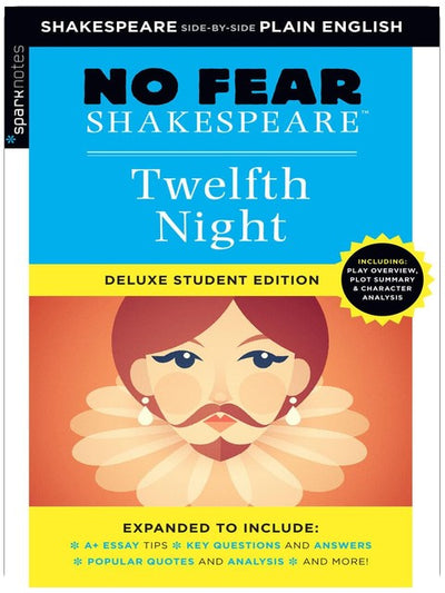 Twelfth Night: No Fear Shakespeare Deluxe Student Editions - Shakespeare Side-by-Side Plain English