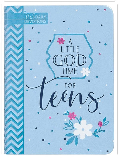 A Little God Time for Teens: 365 Daily Devotions (Faux Leather Gift Edition) – Motivational Devotions for Teen Girls, Perfect Gift for Teenage Girls, Birthdays, Holidays, and More