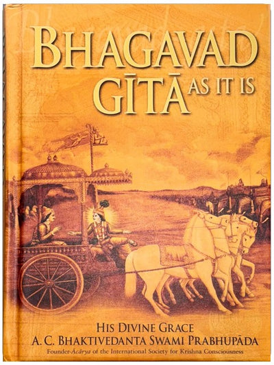 Bhagavad Gita As It Is, Premium US Edition, Sanskrit Verses alongwith Translation - Color illustrations, Bhaktivedanta Swami Purports (BBT US Edition)
