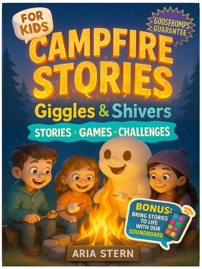 Campfire Stories for Kids: Giggles & Shivers - Super Fun & Spooky Tales, Games and Challenges to Spark Laughter and Goosebumps Around the Fire