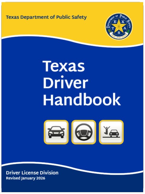 Texas Driver Handbook: Revised January 2026 - Original and Unchanged (Color Print)
