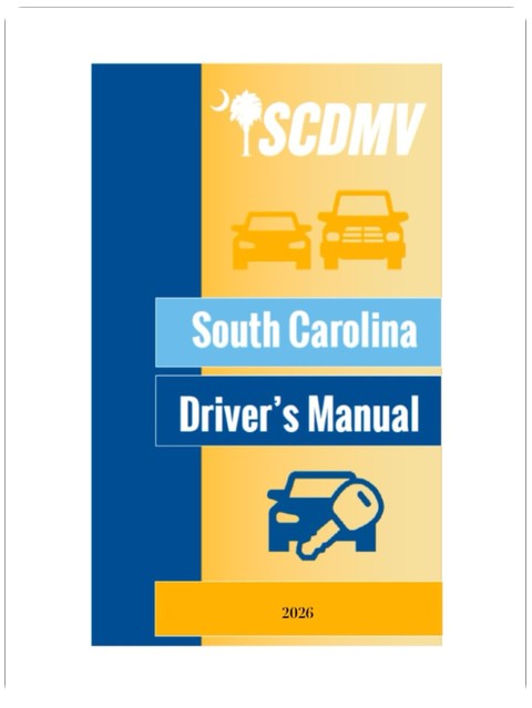 South Carolina Driver's Manual: 2026