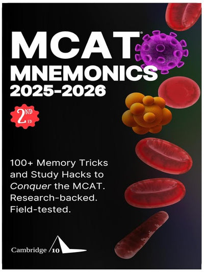 MCAT Mnemonics 2025-2026: 100+ Memory Tricks, Study Strategies for MCAT Success