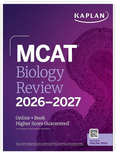MCAT Biology Review 2026-2027: Online + Book (Kaplan Test Prep)
