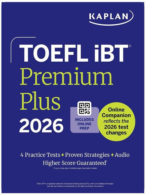TOEFL iBT Premium Plus 2026 (Kaplan Test Prep)