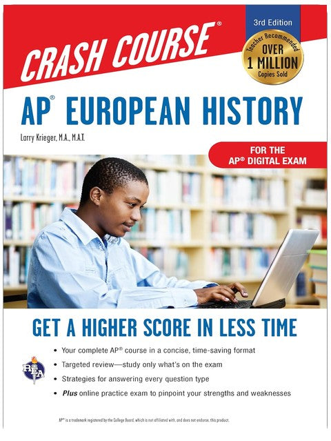 AP® European History Crash Course, Book + Online: Get a Higher Score in Less Time (Advanced Placement (AP) Crash Course)