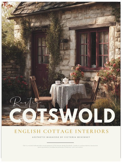 Cotswold English Cottage Interior Design Magazine: British Country House Style Book & Rustic Decor Ideas with Stone Cottages, Granny Chic Touches, and Victorian Home from the Cotswolds