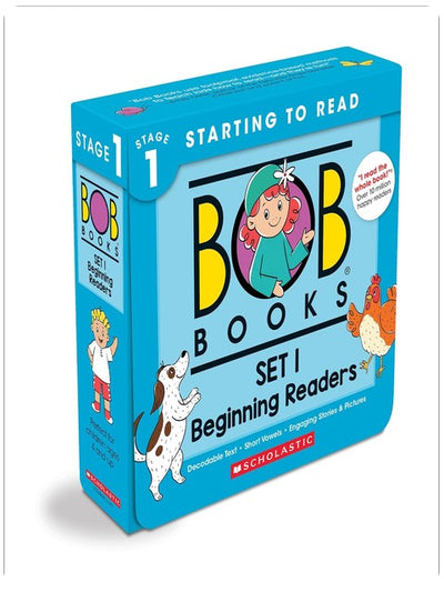 Bob Books - Set 1: Beginning Readers Box Set | Phonics, Ages 4 and up, Kindergarten (Stage 1: Starting to Read)