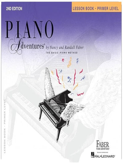 Piano Adventures: Lesson Book - Primer Level, 2nd Edition | Beginner Piano Method Book for Kids and Adults | Sheet Music for Learning Notes Rhythm and C 5-Finger Patterns | Faber Piano Teaching Book