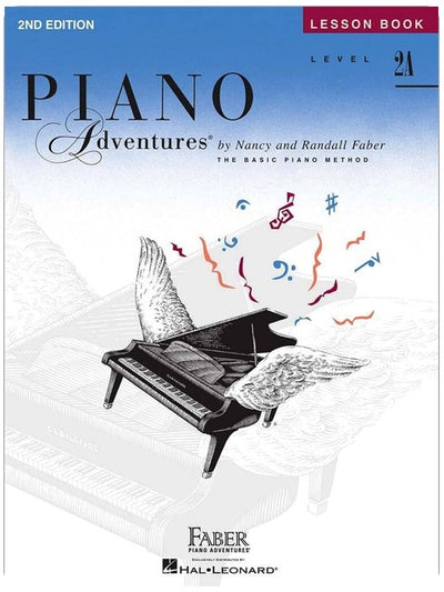 Piano Adventures: Lesson Book - Level 2A, 2nd Edition | Beginner Piano Method | Learn Eighth Notes Chords and Sight Reading | Sheet Music Songbook for Early Learners | Faber Piano Book for Kids