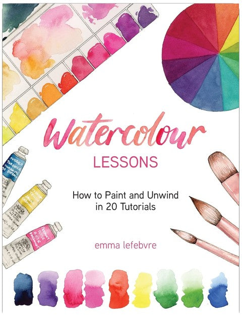 Watercolour Lessons: How to Paint and Unwind in 20 Tutorials (How to paint with watercolours for beginners)
