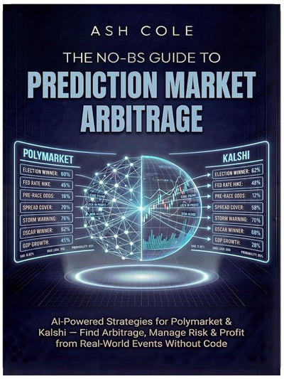 The No-BS Guide to Prediction Market Arbitrage: AI-Powered Strategies for Polymarket & Kalshi — Find Arbitrage, Manage Risk & Profit from Real-World Events ... Code (The No-BS AI Playbooks Book 5)