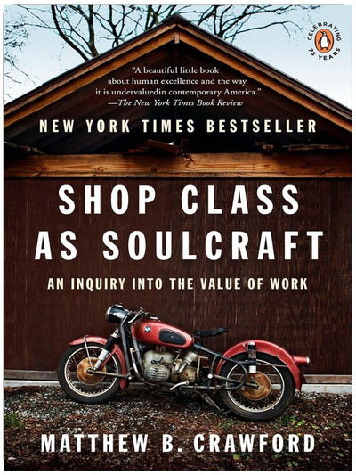 Shop Class as Soulcraft: An Inquiry into the Value of Work