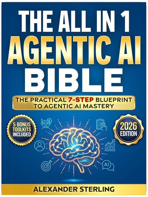 The All in One Agentic AI Bible: The Practical 7 Step Guide To Building Smarter AI Agents, Designing Goal-Oriented, LLM-Powered Systems That Think, Act, And Adapt In The Real World