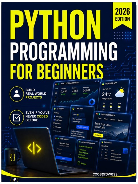 Python Programming for Beginners: The Complete Python Coding Crash Course - Boost Your Growth with an Innovative Ultra-Fast Learning Framework and Exclusive Hands-On Interactive Exercises & Projects