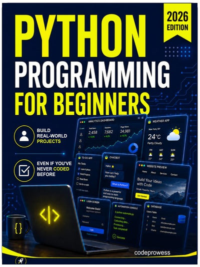 Python Programming for Beginners: The Complete Python Coding Crash Course - Boost Your Growth with an Innovative Ultra-Fast Learning Framework and Exclusive Hands-On Interactive Exercises & Projects