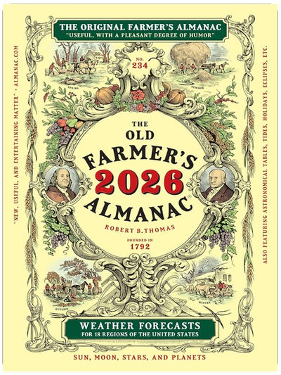 The 2026 Old Farmer's Almanac Trade Edition: The Beloved and Bestselling Annual Collection of Weather Forecasts and Useful Information