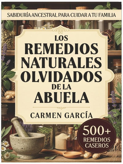 Los Remedios Naturales Olvidados de la Abuela: 500+ Recetas de Medicina Casera y Herbolaria Ancestral: Guía de Plantas Medicinales y Sabiduría de la Abuela (Spanish Edition)